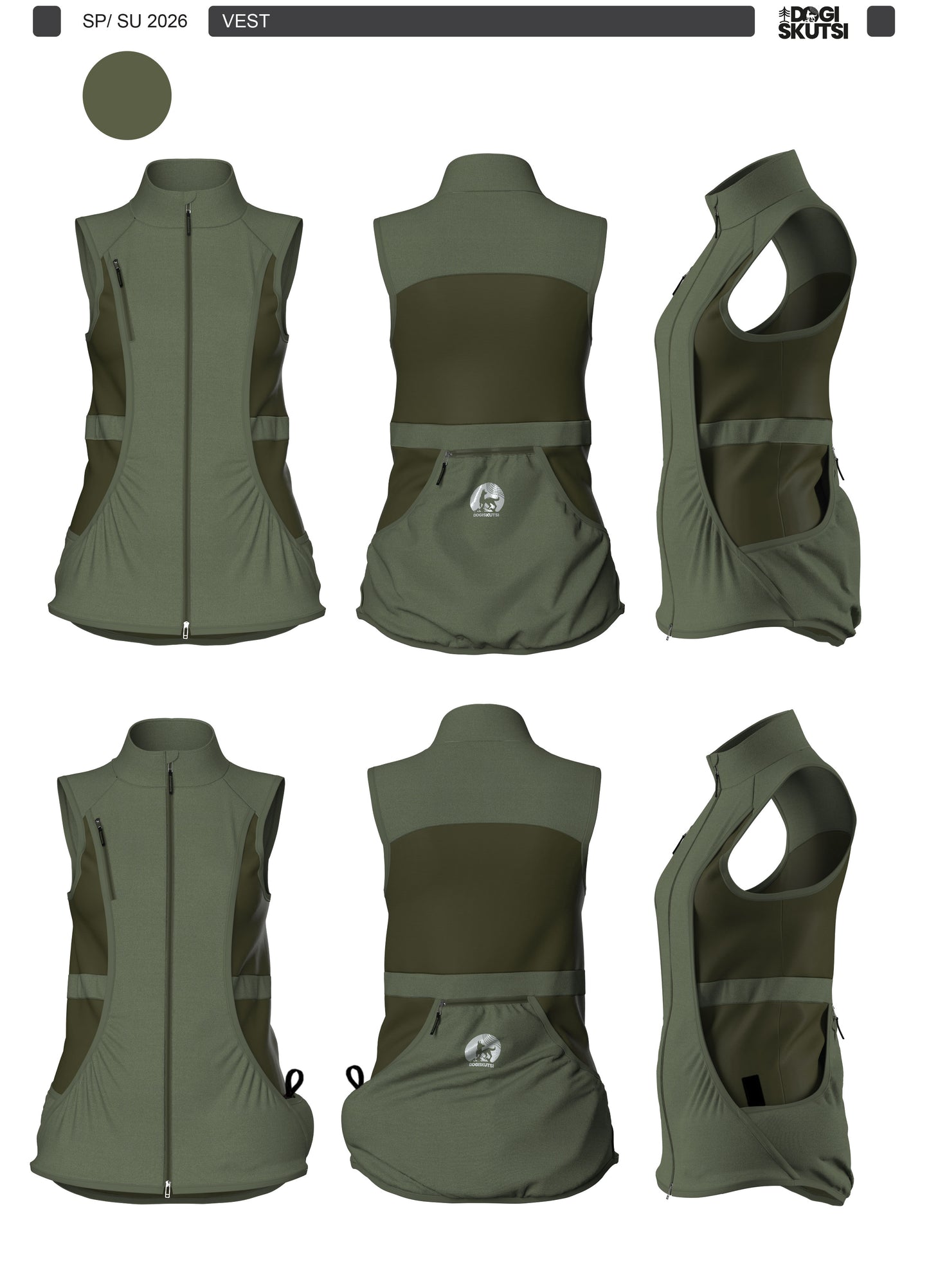 Women's Dog Training Vest - Trainsmart by DOGISKUTSI